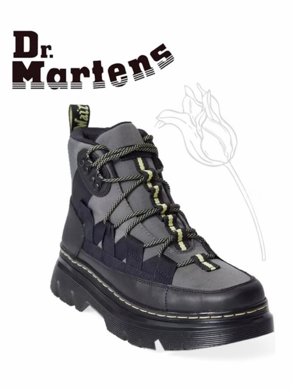 Dr Martens Boury Lace-Up Hiker Boots